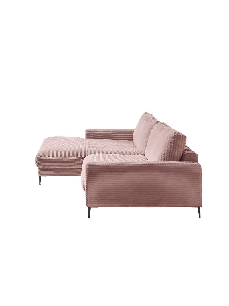 Uptown 2.0 – Ecksofa Longchair long groß mit Armlehne links – 1,5-Sitzer mit Armlehne rechts