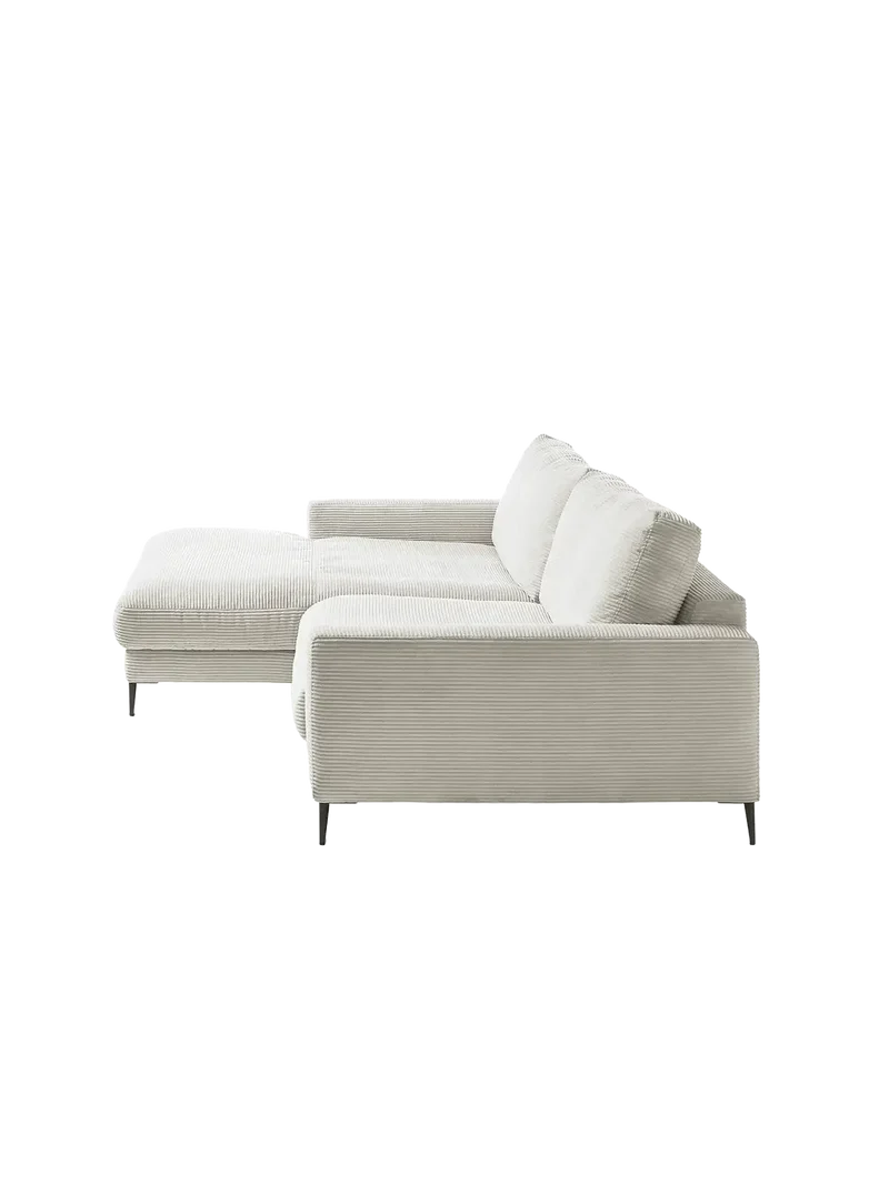 Uptown 2.0 – Ecksofa Longchair long groß mit Armlehne links – 1,5-Sitzer mit Armlehne rechts