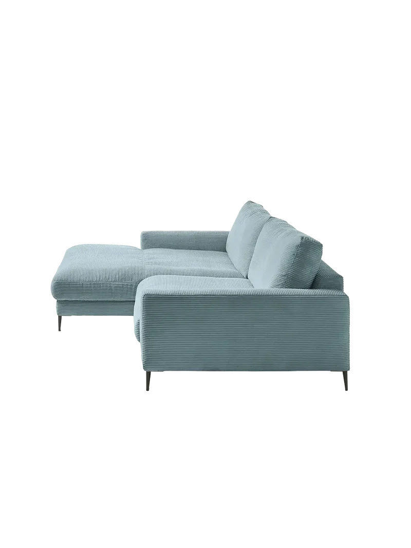 Uptown 2.0 – Ecksofa Longchair long groß mit Armlehne links – 1,5-Sitzer mit Armlehne rechts