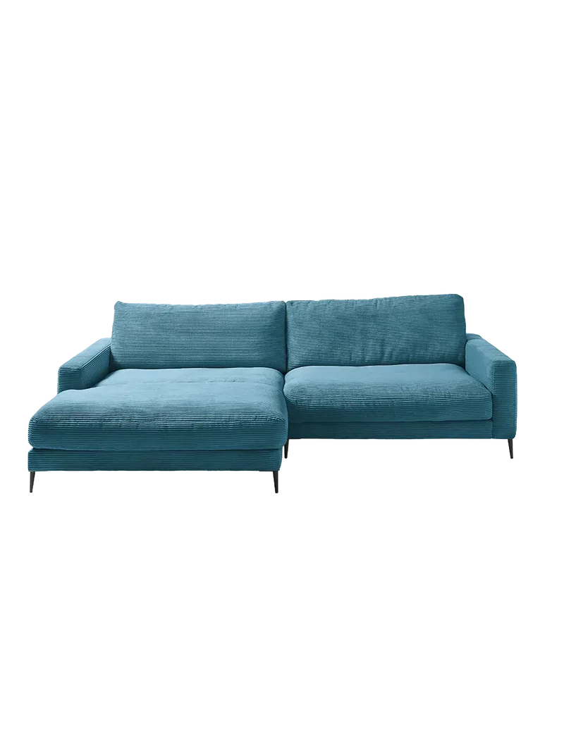 Uptown 2.0 – Ecksofa Longchair long groß mit Armlehne links – 1,5-Sitzer mit Armlehne rechts