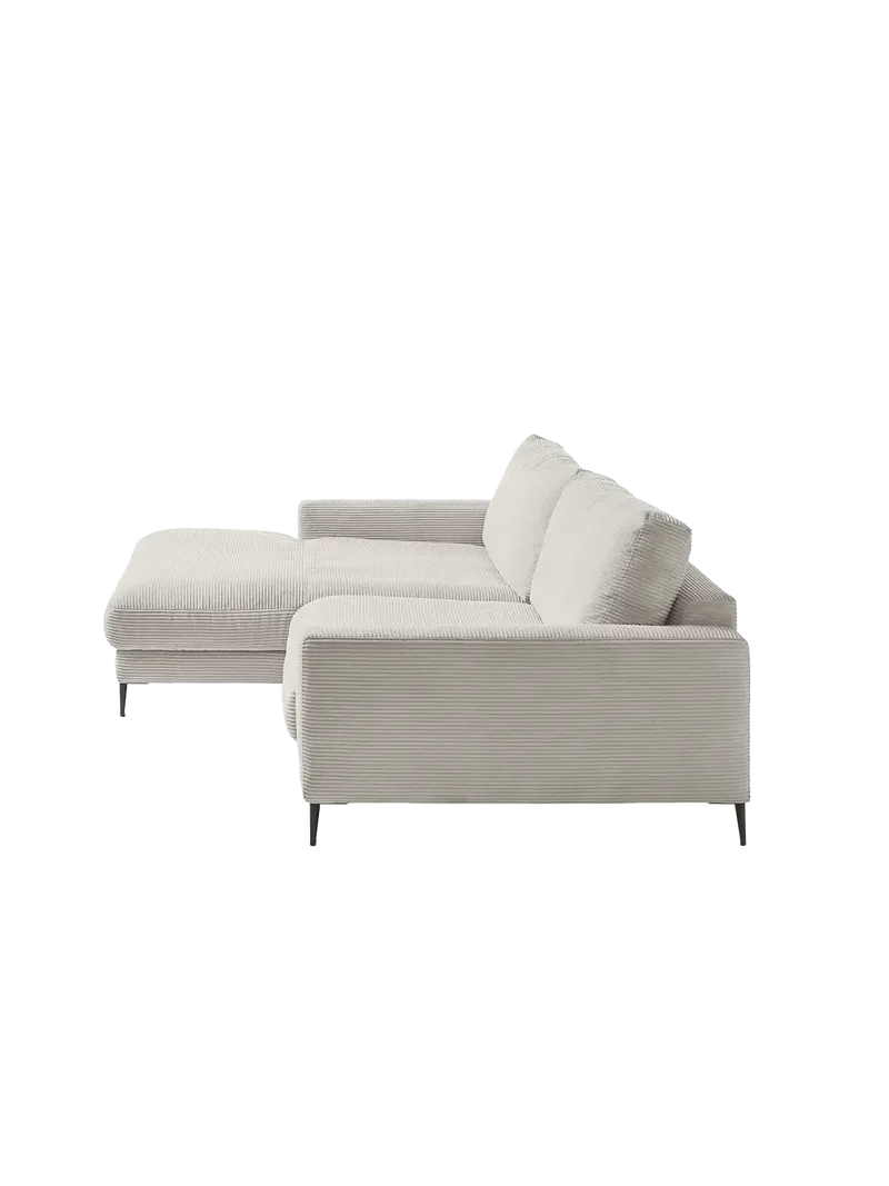 Uptown 2.0 – Ecksofa Longchair long groß mit Armlehne links – 1,5-Sitzer mit Armlehne rechts