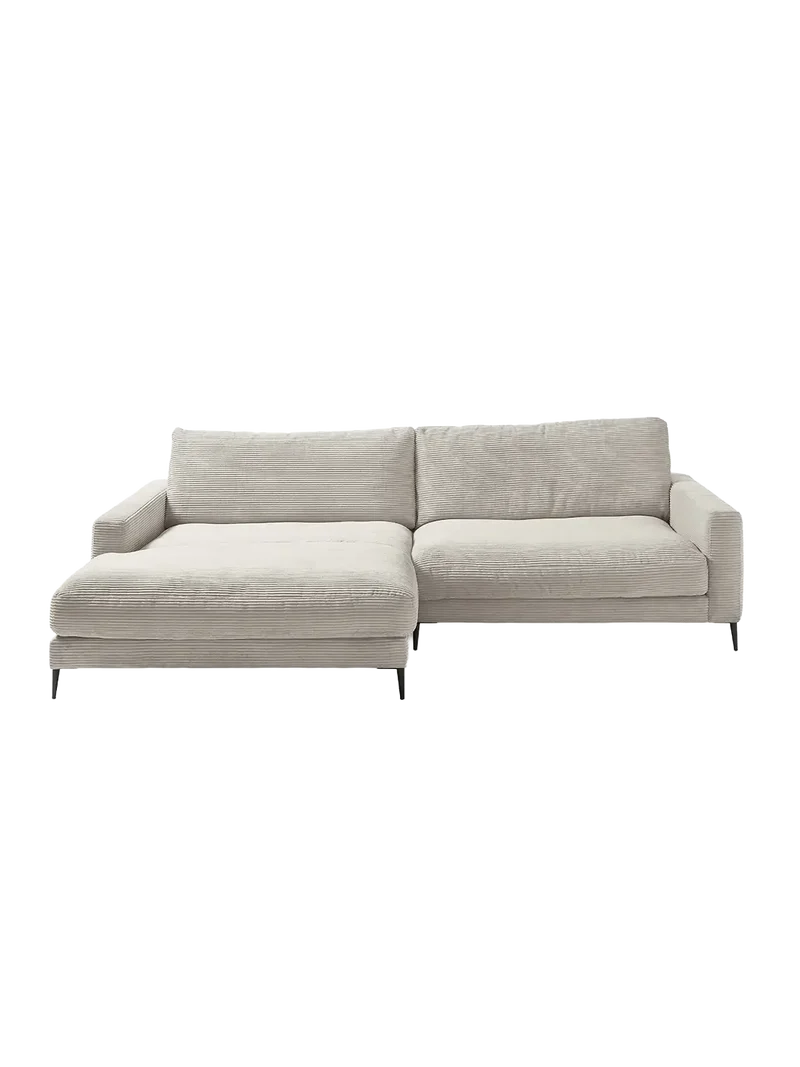 Uptown 2.0 – Ecksofa Longchair long groß mit Armlehne links – 1,5-Sitzer mit Armlehne rechts