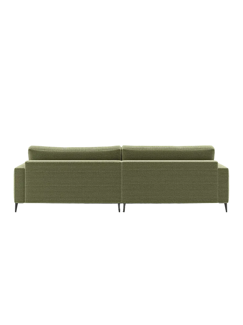Uptown 2.0 – Ecksofa Longchair long groß mit Armlehne links – 1,5-Sitzer mit Armlehne rechts