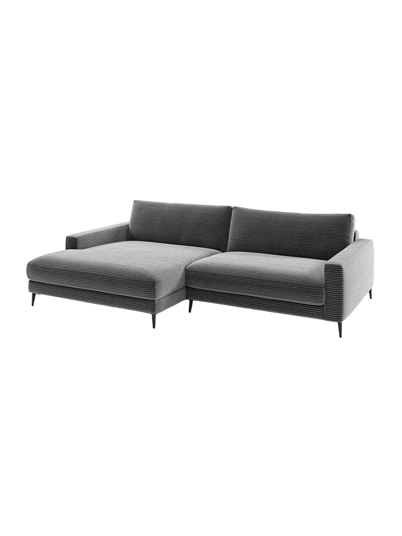 Uptown 2.0 – Ecksofa Longchair long groß mit Armlehne links – 1,5-Sitzer mit Armlehne rechts