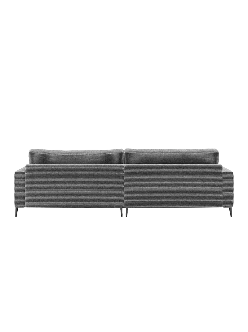 Uptown 2.0 – Ecksofa Longchair long groß mit Armlehne links – 1,5-Sitzer mit Armlehne rechts