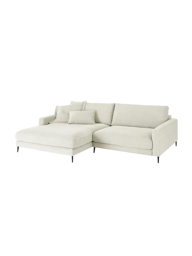 Uptown 2.0 – Ecksofa Longchair long groß mit Armlehne links – 1,5-Sitzer mit Armlehne rechts