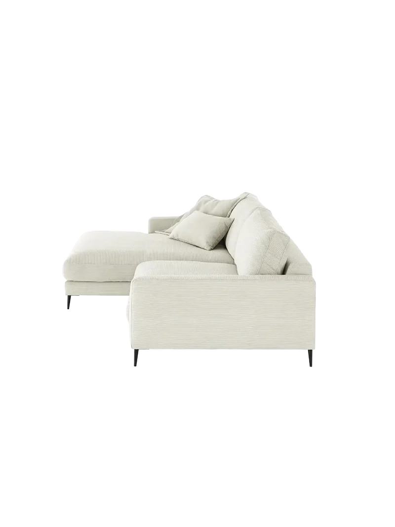 Uptown 2.0 – Ecksofa Longchair long groß mit Armlehne links – 1,5-Sitzer mit Armlehne rechts