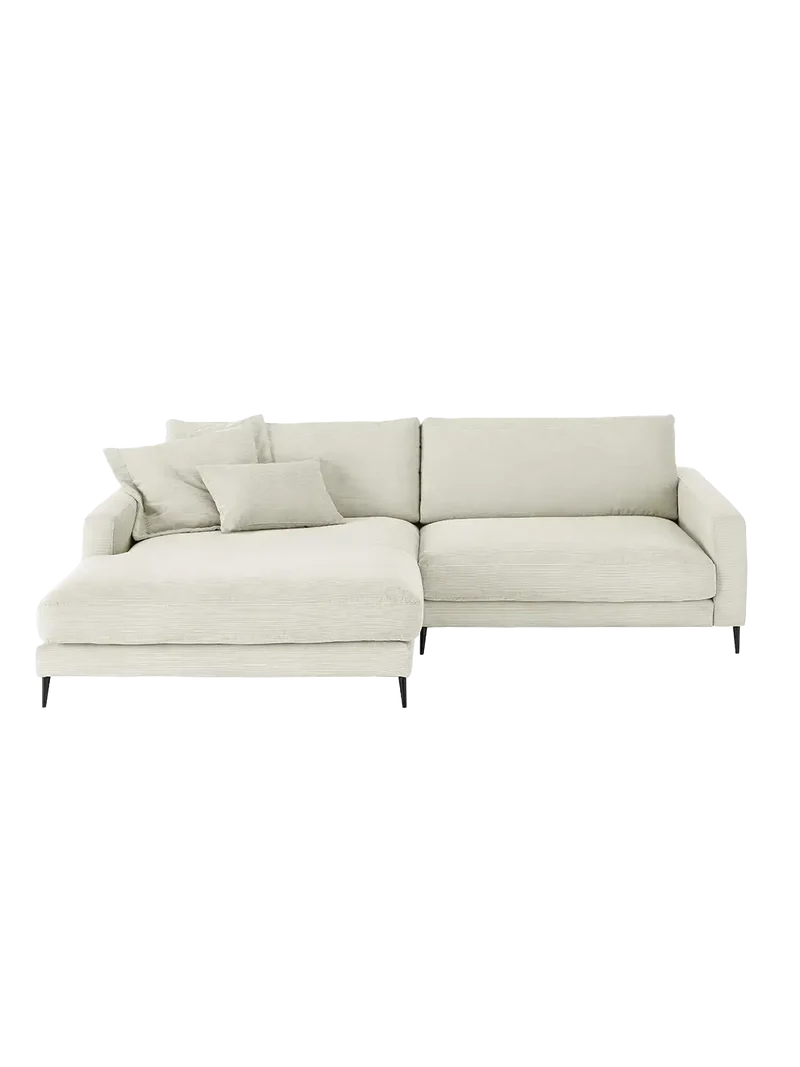 Uptown 2.0 – Ecksofa Longchair long groß mit Armlehne links – 1,5-Sitzer mit Armlehne rechts