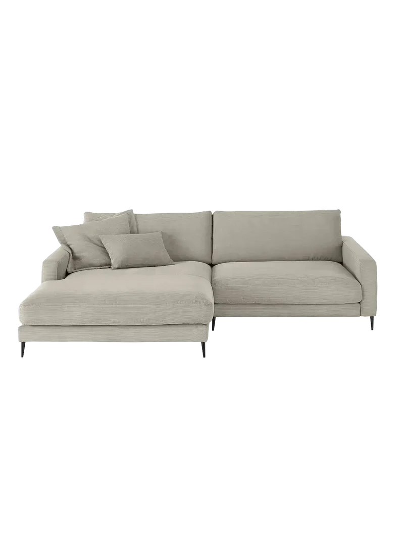 Uptown 2.0 – Ecksofa Longchair long groß mit Armlehne links – 1,5-Sitzer mit Armlehne rechts