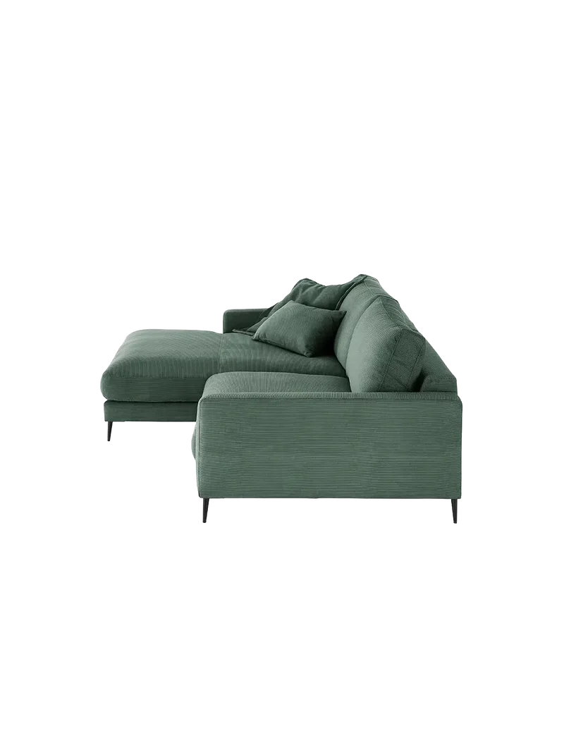 Uptown 2.0 – Ecksofa Longchair long groß mit Armlehne links – 1,5-Sitzer mit Armlehne rechts