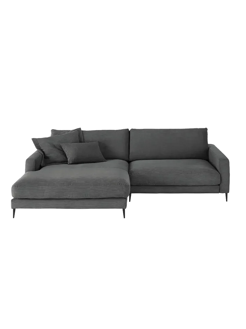 Uptown 2.0 – Ecksofa Longchair long groß mit Armlehne links – 1,5-Sitzer mit Armlehne rechts