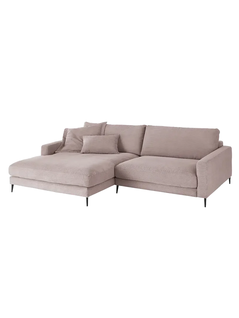 Uptown 2.0 – Ecksofa Longchair long groß mit Armlehne links – 1,5-Sitzer mit Armlehne rechts