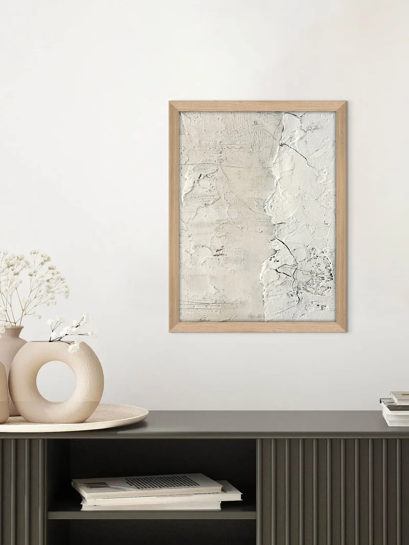 Wandbild White Surface | Nordic Art