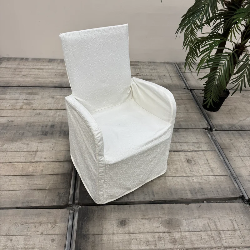 Stuhlhusse Weiß Husse Bezug Stuhl gebraucht