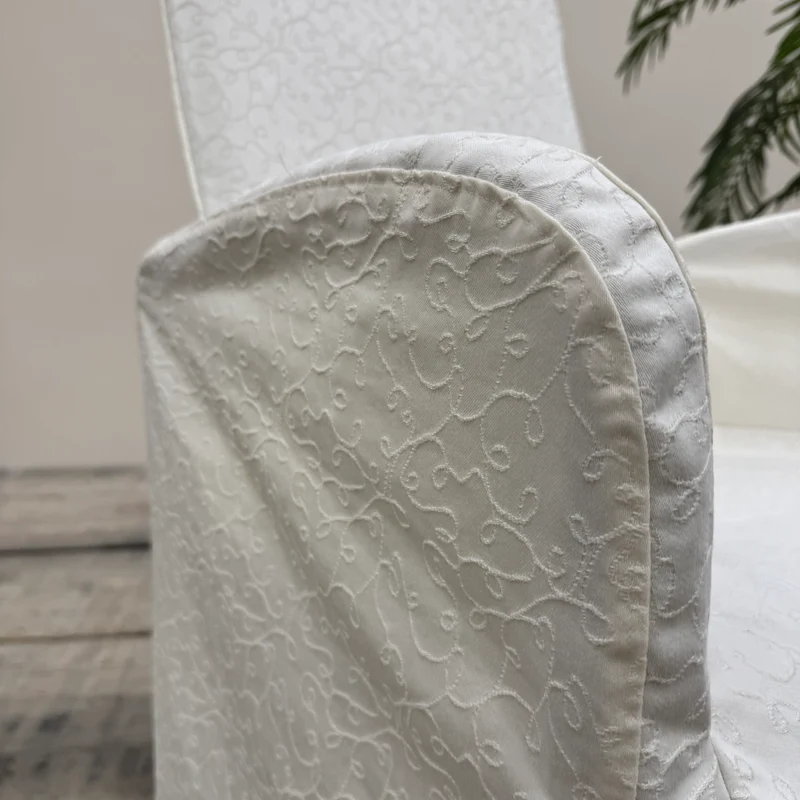 Stuhlhusse Weiß Husse Bezug Stuhl gebraucht