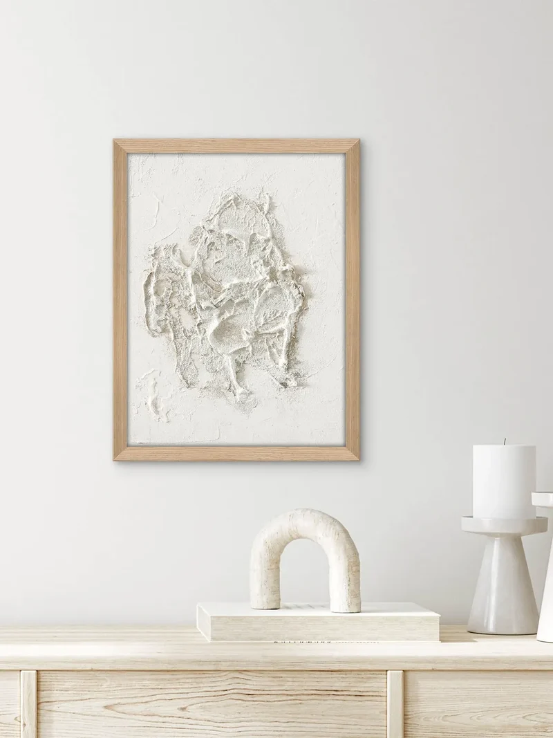 Wandbild White Beach | Nordic Art