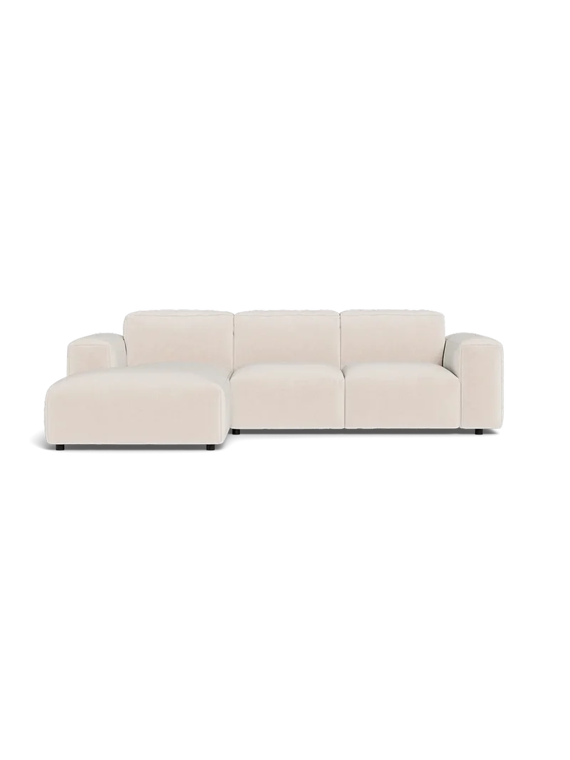 FLEXLUX Lucera 2-Sitzer mit Récamiere links