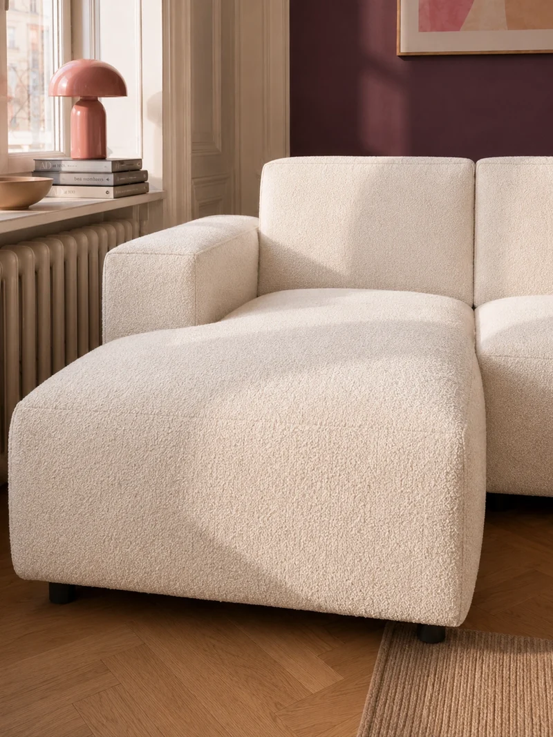FLEXLUX Lucera 2-Sitzer mit Récamiere links