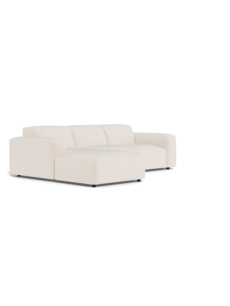 FLEXLUX Lucera 2-Sitzer mit Récamiere links