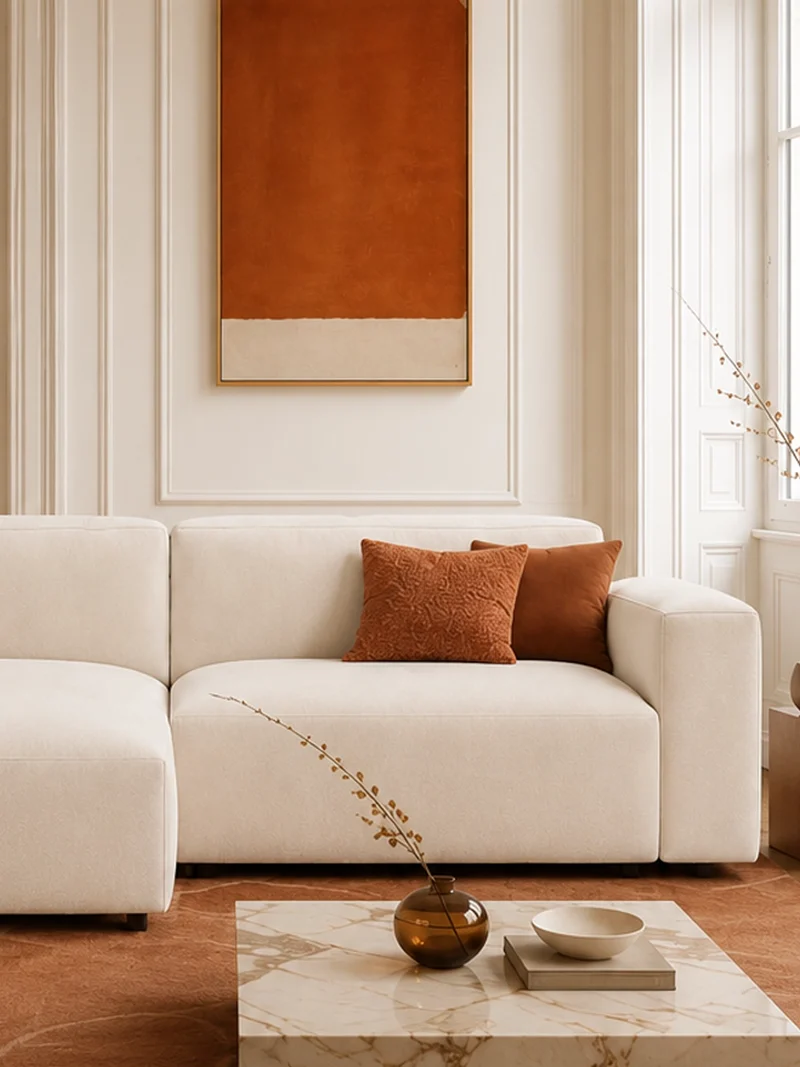 FLEXLUX Lucera 1,5-Sitzer mit Récamiere rechts