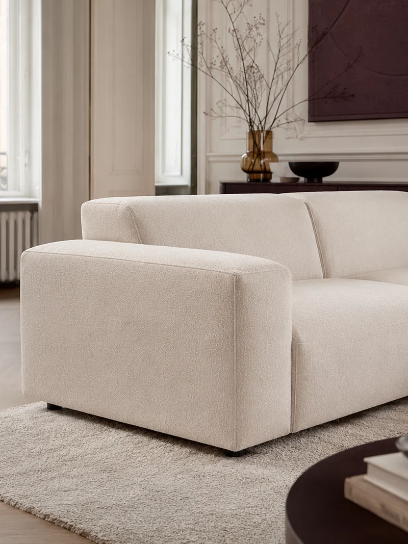 FLEXLUX Lucera 1,5-Sitzer mit Récamiere links