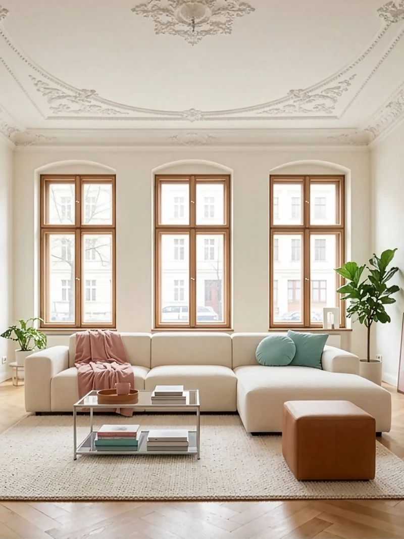 FLEXLUX Lucera 2,5-Sitzer mit Récamiere XL rechts