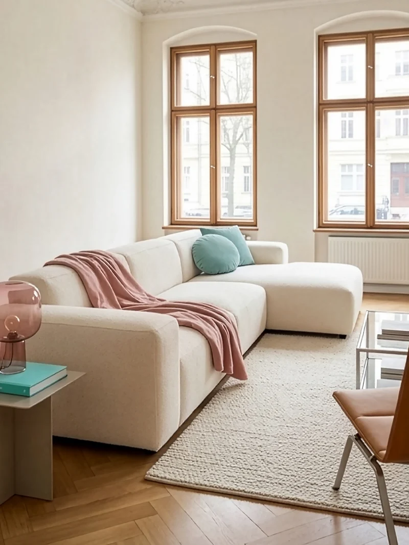 FLEXLUX Lucera 2,5-Sitzer mit Récamiere XL rechts