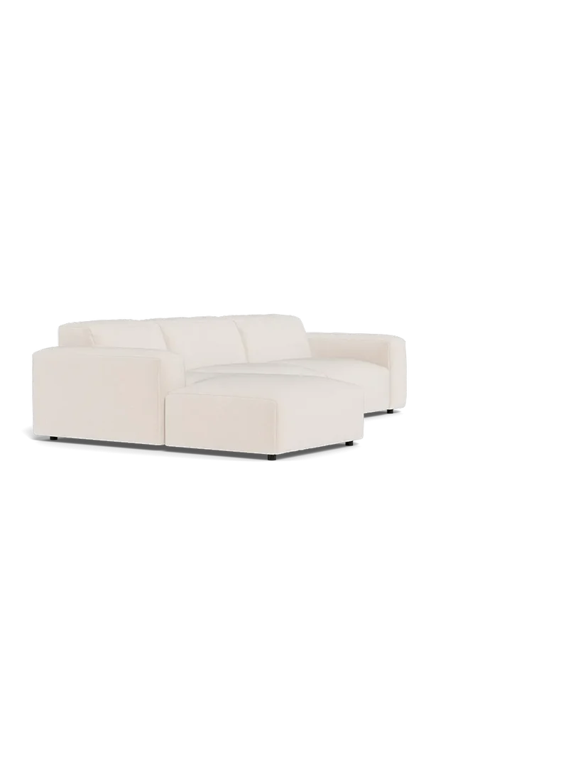 FLEXLUX Lucera 2,5-Sitzer mit Récamiere links