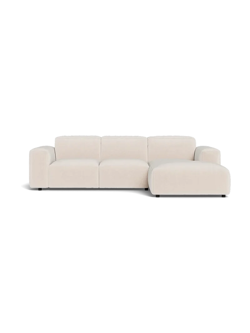 FLEXLUX Lucera 2-Sitzer mit Récamiere rechts