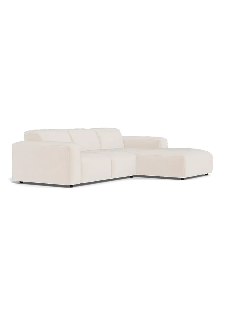FLEXLUX Lucera 2-Sitzer mit Récamiere rechts