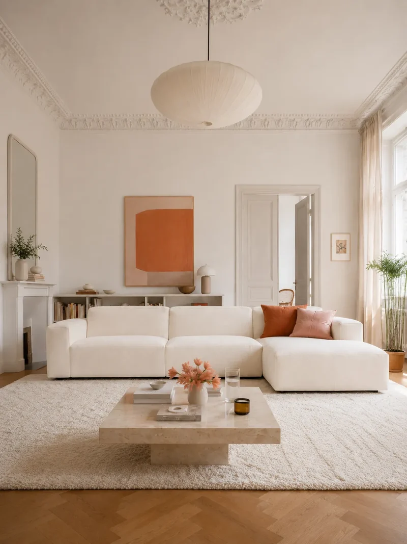 FLEXLUX Lucera 3-Sitzer mit Récamiere rechts