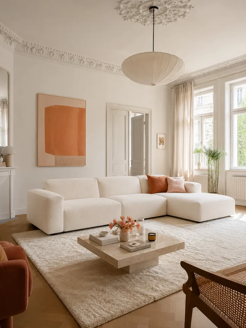 FLEXLUX Lucera 3-Sitzer mit Récamiere rechts