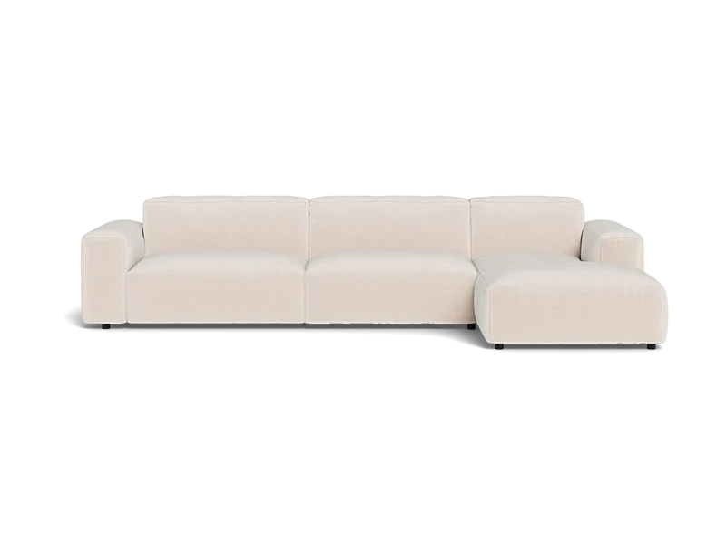 FLEXLUX Lucera 3-Sitzer mit Récamiere links