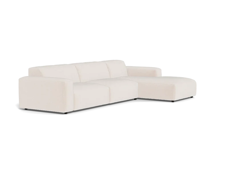 FLEXLUX Lucera 3-Sitzer mit Récamiere links