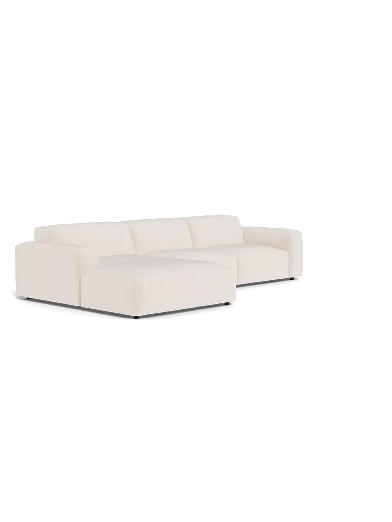 FLEXLUX Lucera 2,5-Sitzer mit Récamiere XL links