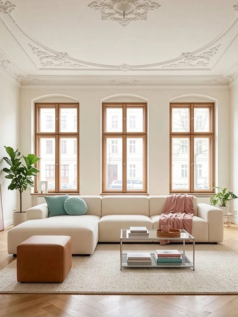 FLEXLUX Lucera 2,5-Sitzer mit Récamiere XL links
