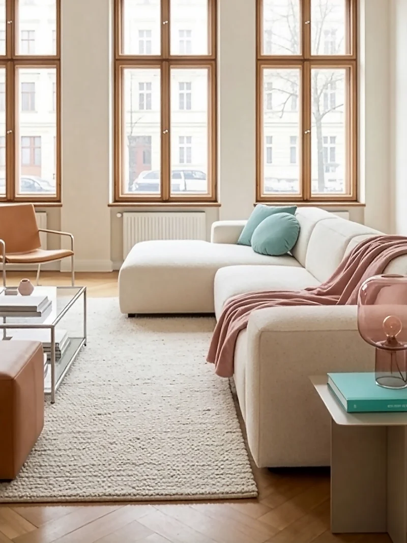 FLEXLUX Lucera 2,5-Sitzer mit Récamiere XL links