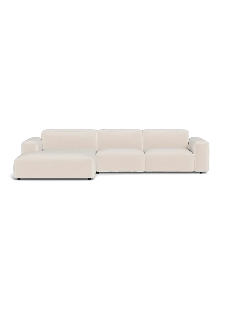 FLEXLUX Lucera 2,5-Sitzer mit Récamiere XL links