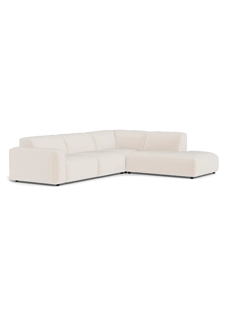 FLEXLUX Lucera 2,5-Sitzer mit Open End rechts