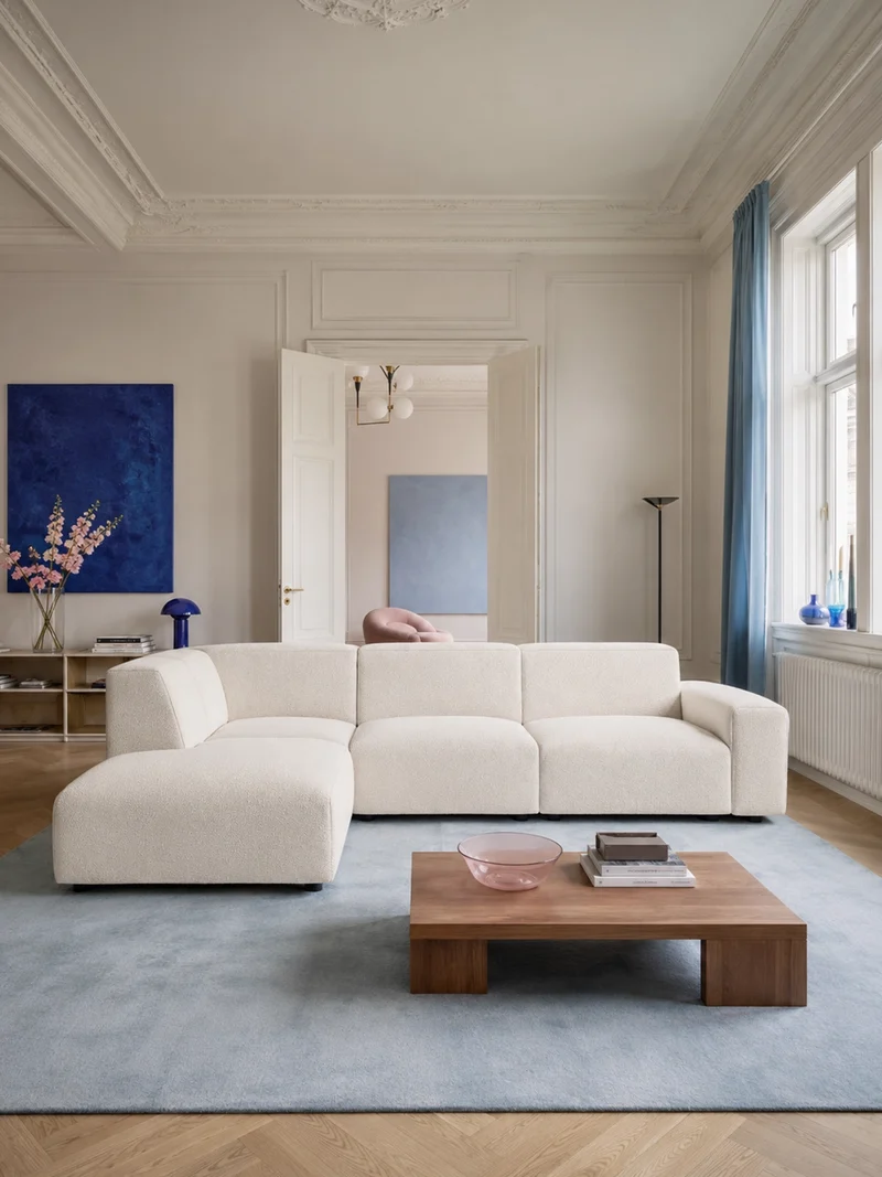 FLEXLUX Lucera 2,5-Sitzer mit Open End rechts