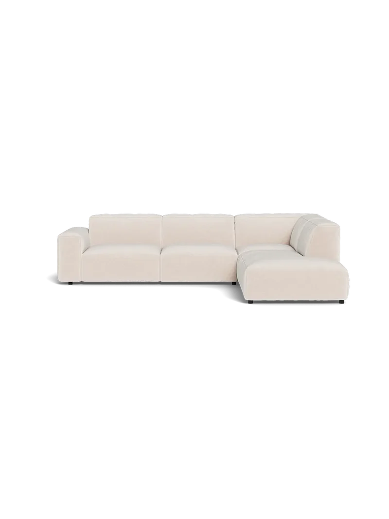 FLEXLUX Lucera 2,5-Sitzer mit Open End rechts