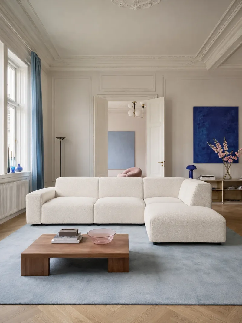 FLEXLUX Lucera 2,5-Sitzer mit Open End links