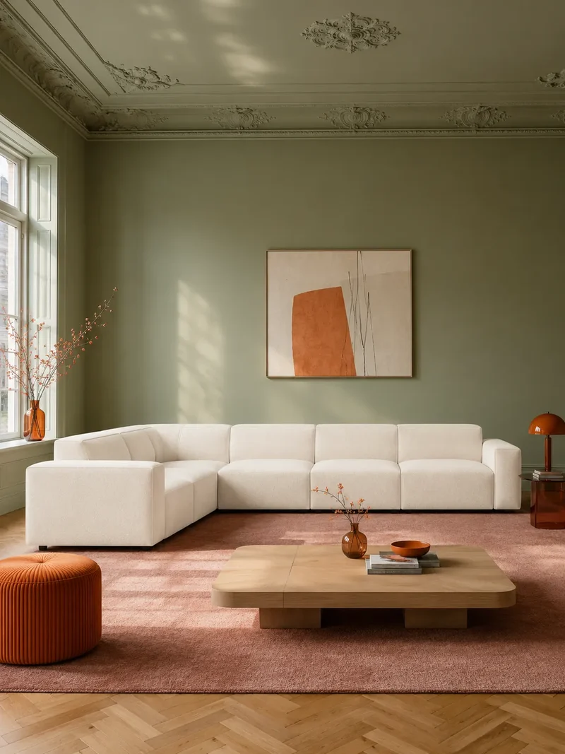 FLEXLUX Lucera 3-Sitzer Ecksofa links