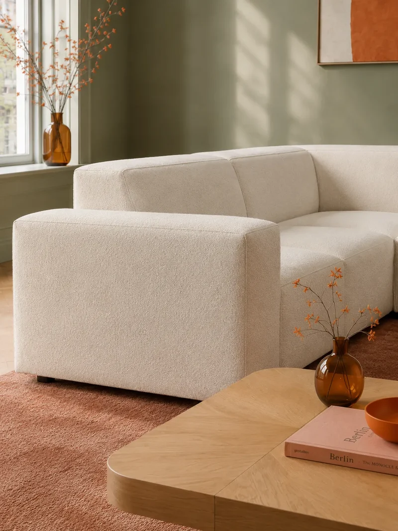 FLEXLUX Lucera 3-Sitzer Ecksofa links