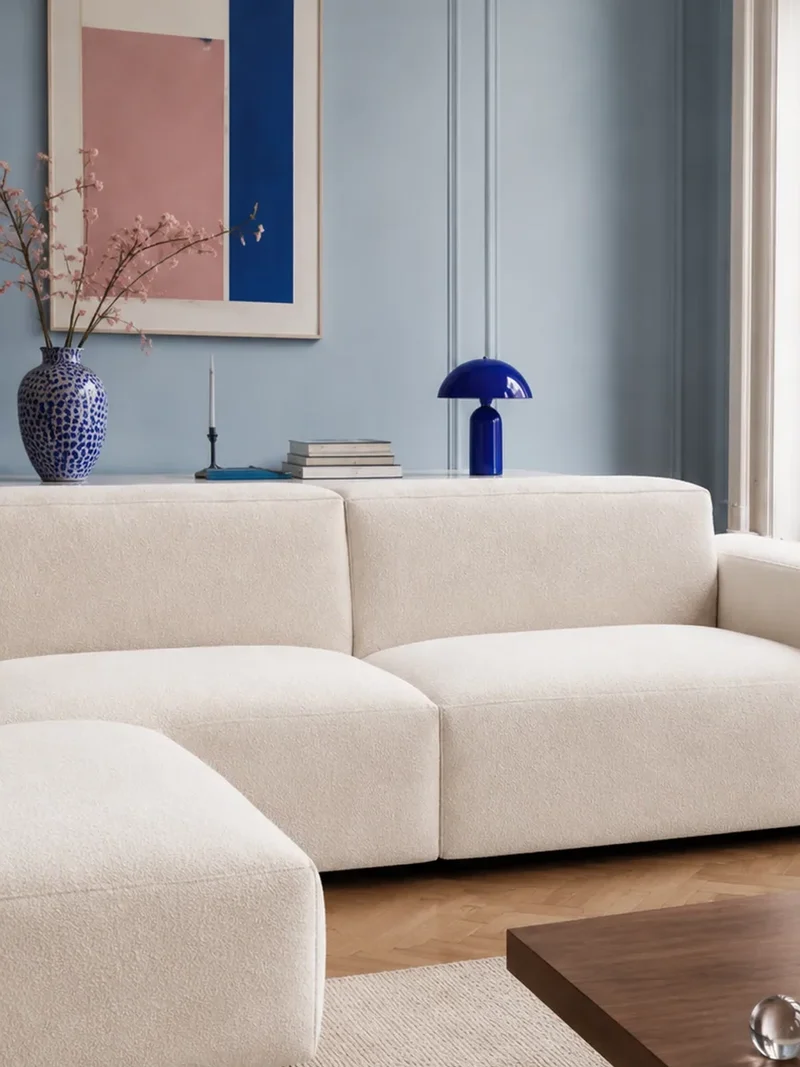 FLEXLUX Lucera 3-Sitzer mit Open End rechts