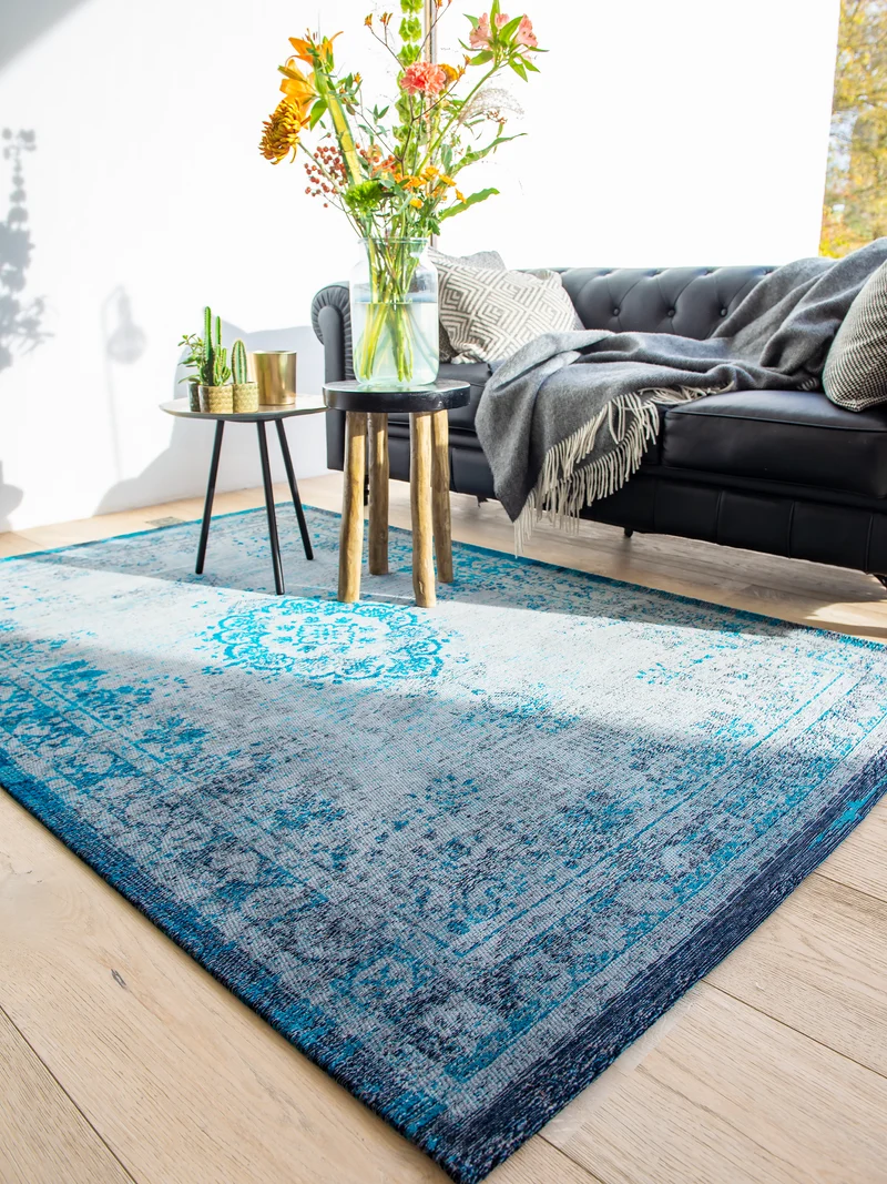 Fading World Grey Turquoise Teppich