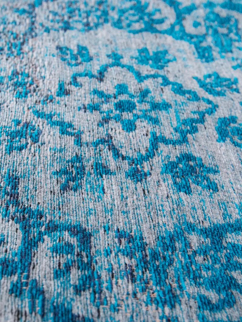 Fading World Grey Turquoise Teppich