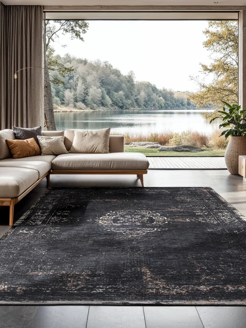 Fading World Mineral Black Teppich