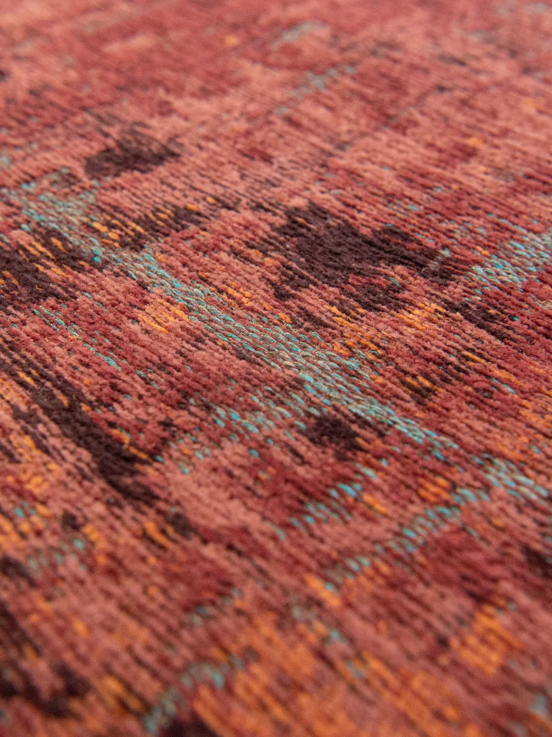 Atlantic Streaks Nassau Red Runder Teppich