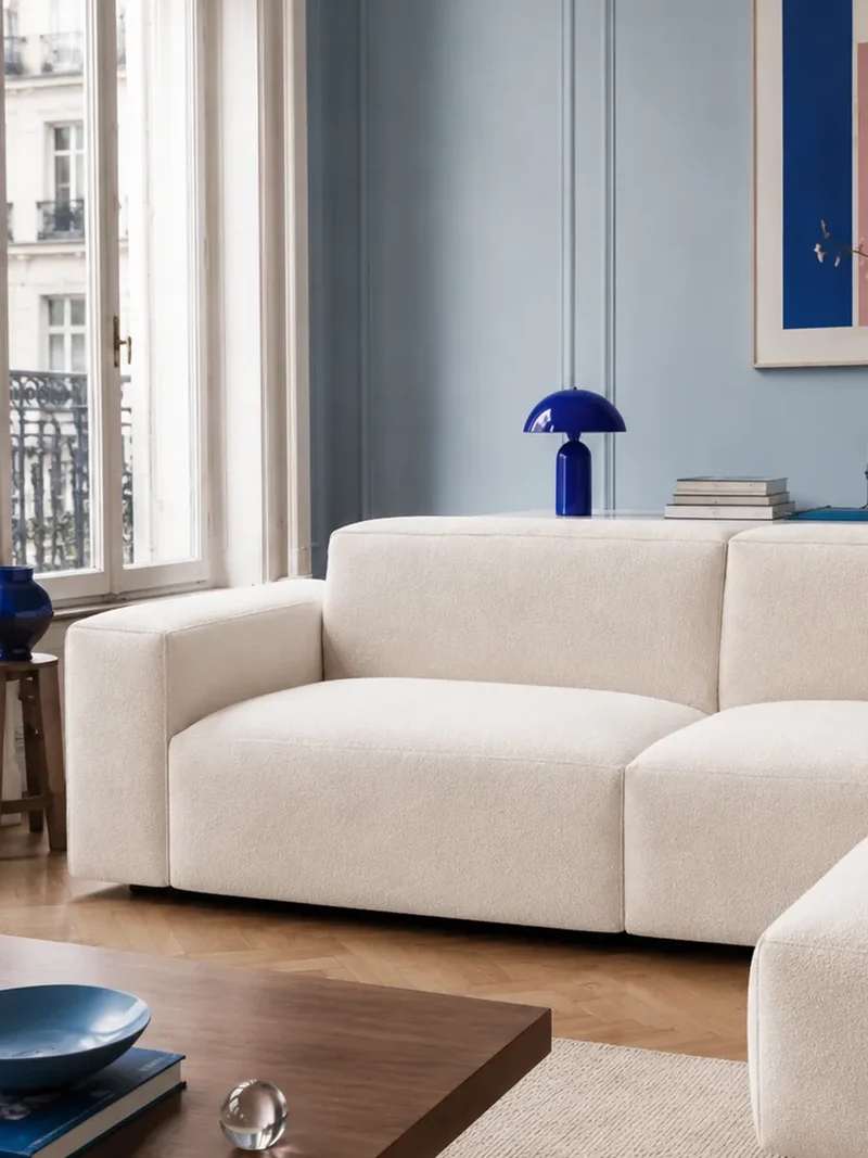 FLEXLUX Lucera 3-Sitzer mit Open End links
